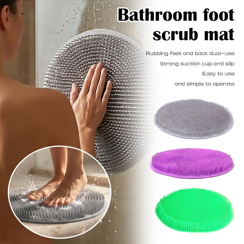 Home Bathroom Cleaning Machine - Tapete Antiderrapante Circular para Banheiro com