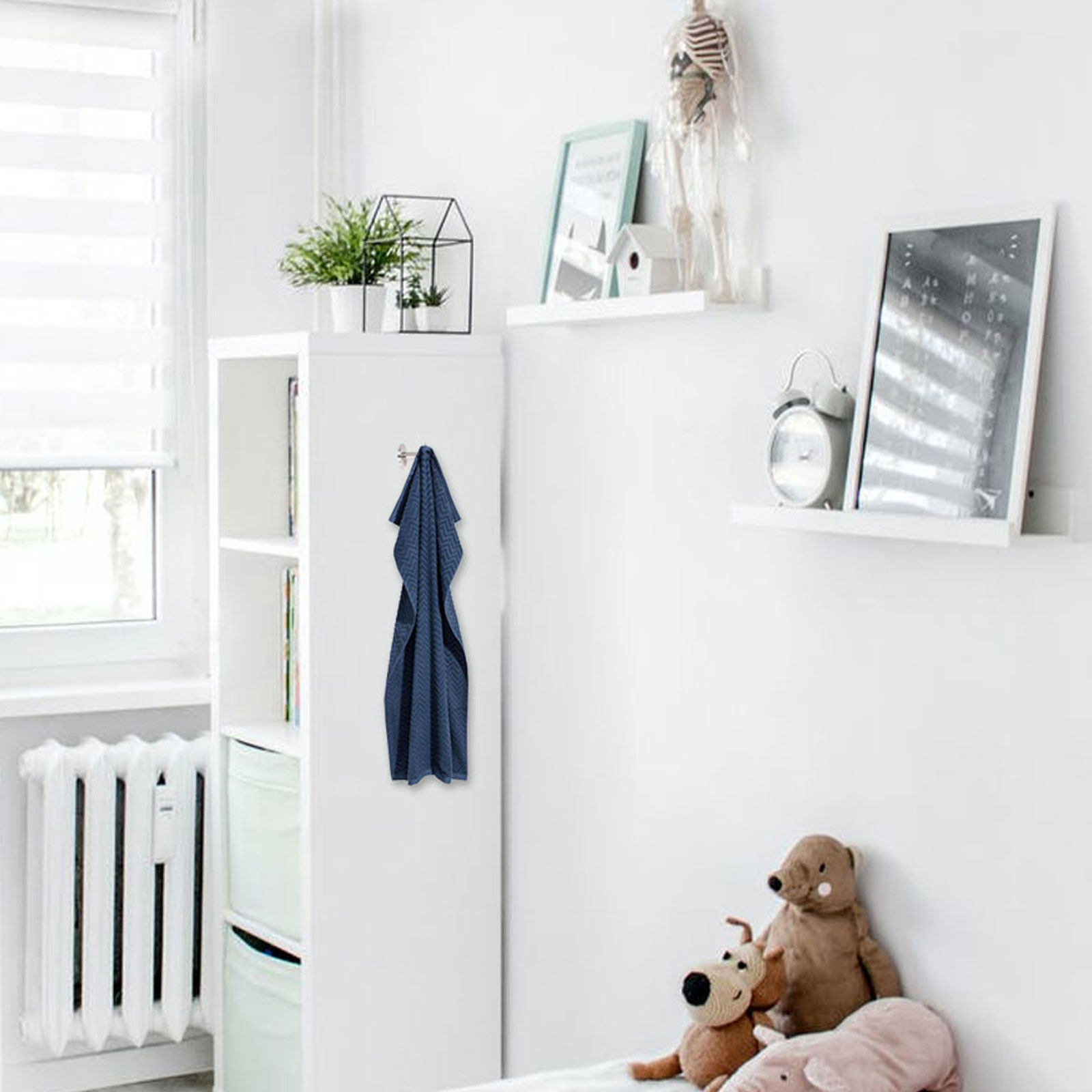 Home Bathroom Design - Conjunto de 6 Ganchos de Metal