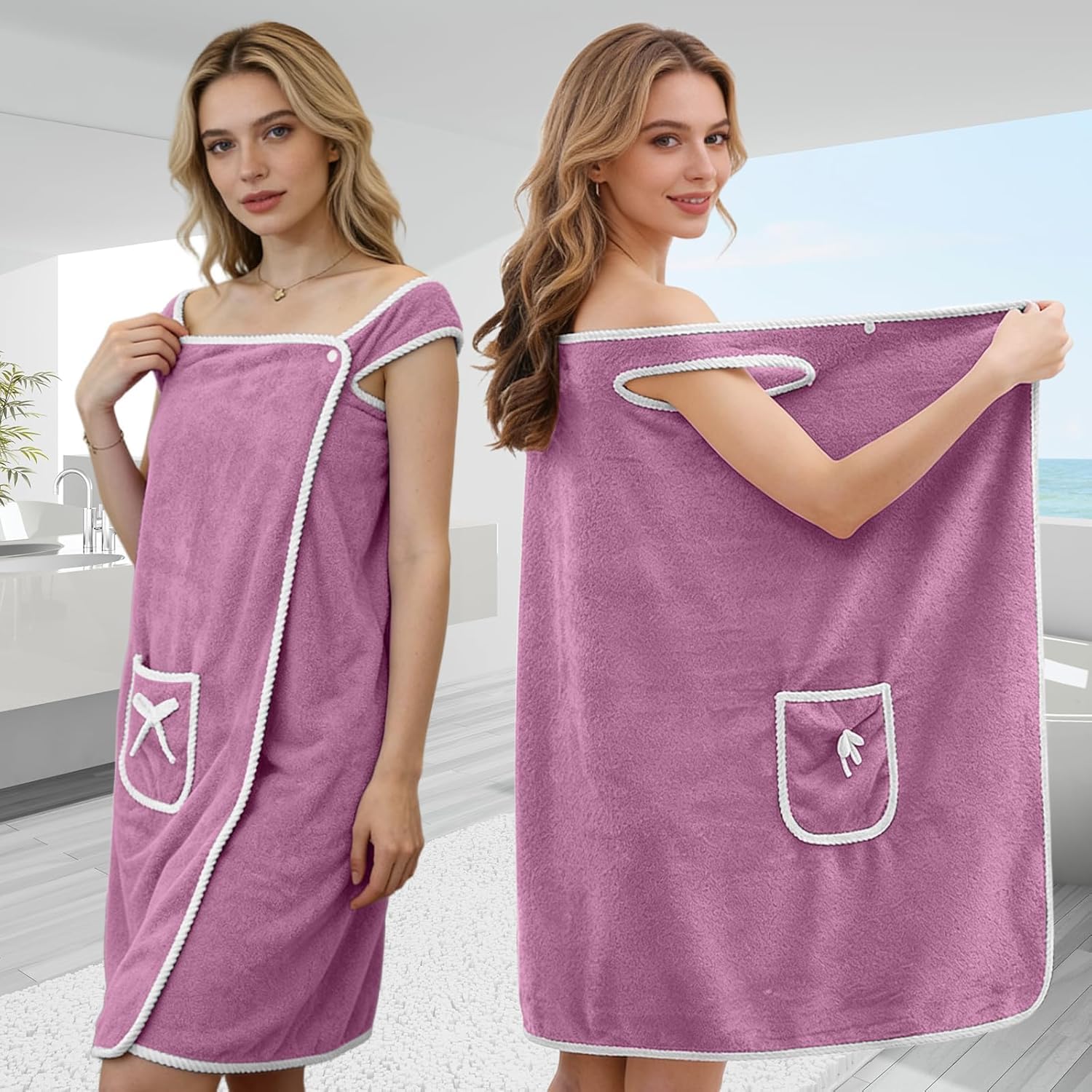 Home Bathroom Spa - Toalhas de Banho Rápidas de Secar