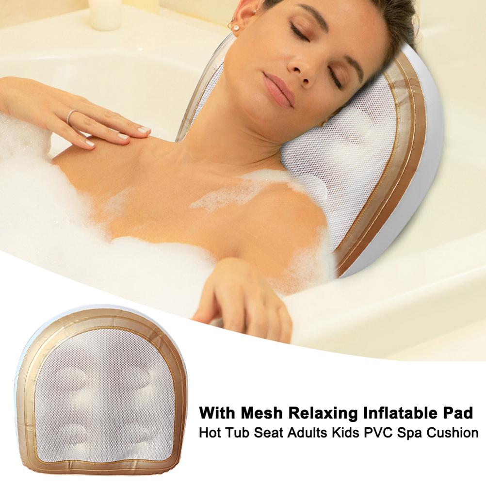 Bathtub Pillow Inflatable - Travesseiros de banho para spa, almofada