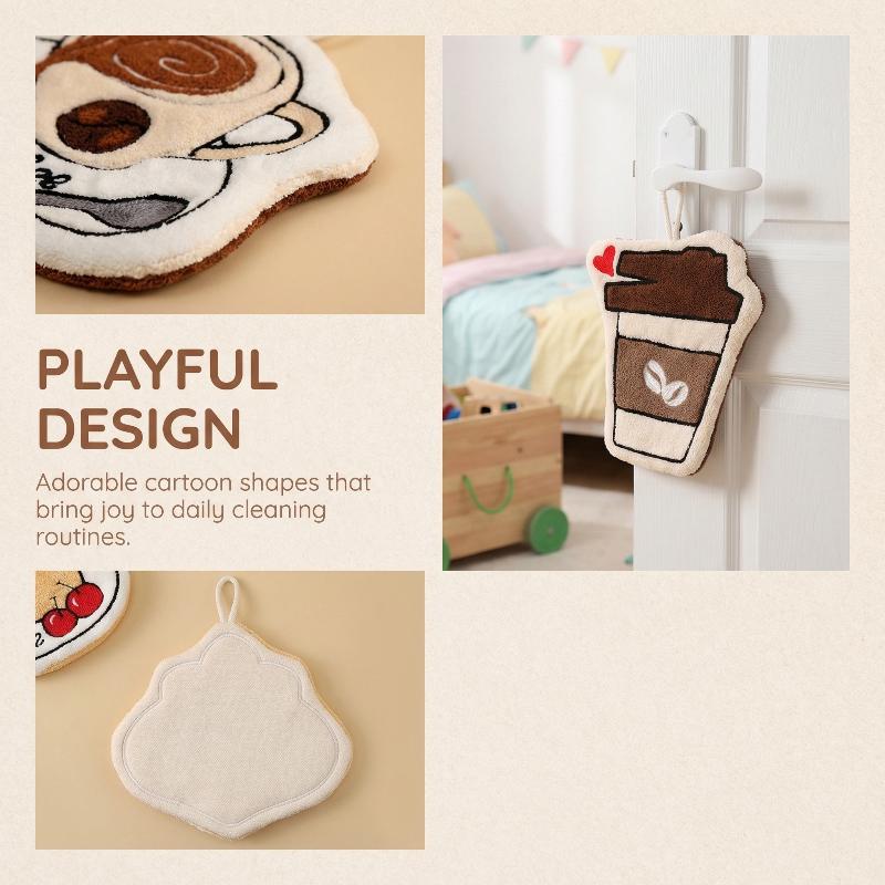 Home Bathroom Design - Toalhas de Café de Secagem Rápida