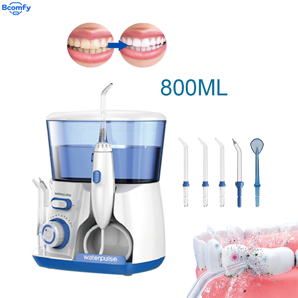 Home Bathroom Cleaning Machine - Irrigador Oral Elétrico Waterpulse 800ml de