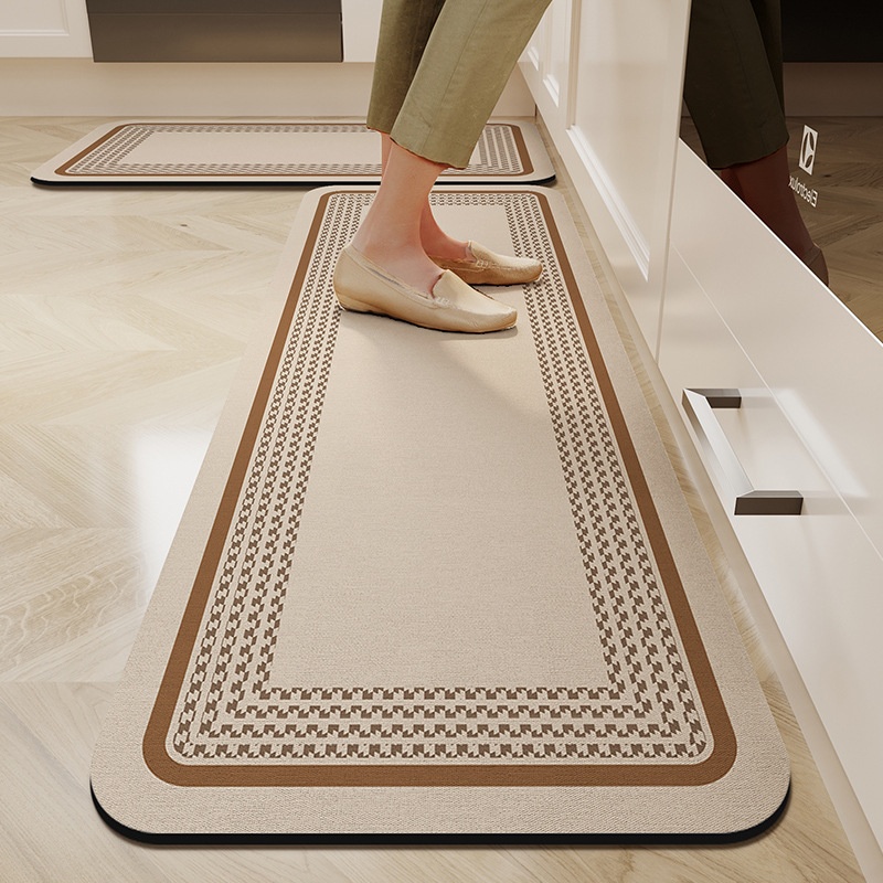 Home Bathroom Cleaning Machine - Tapete longo para cozinha, altamente absorvente