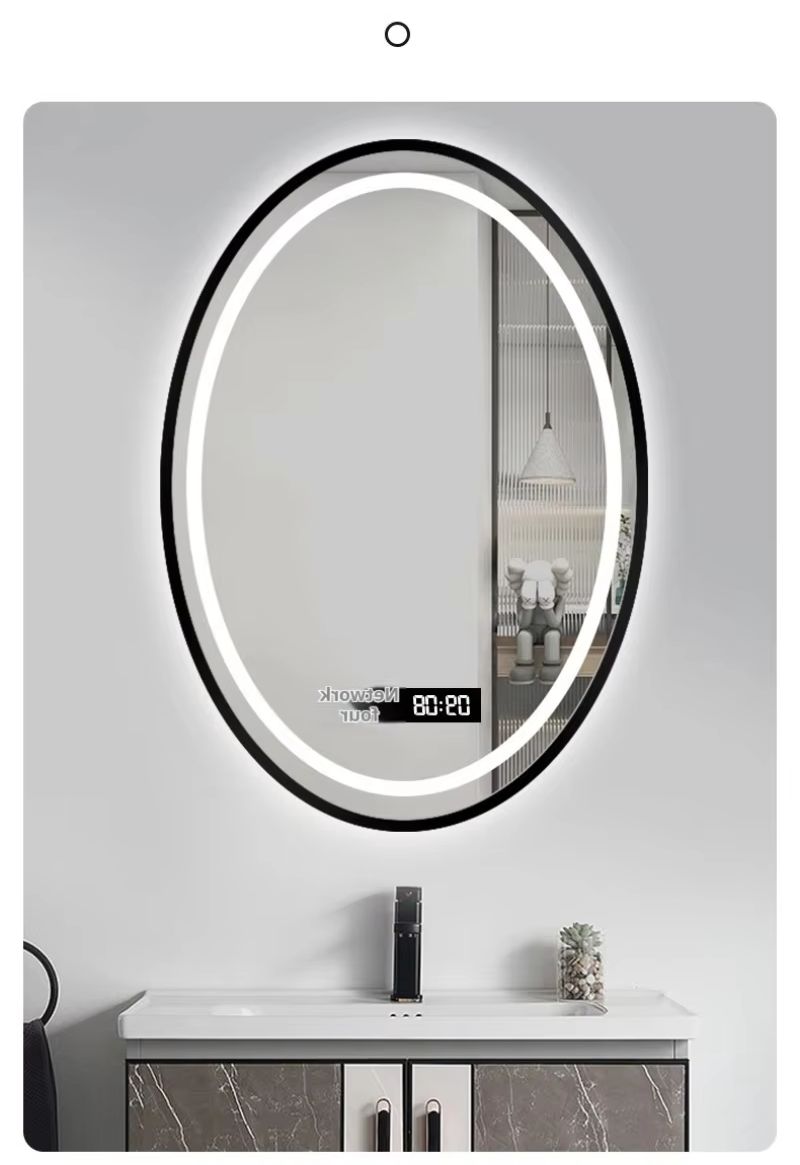 Bathroom Mirror Led - Espelho de Banheiro Oval LED 16x24