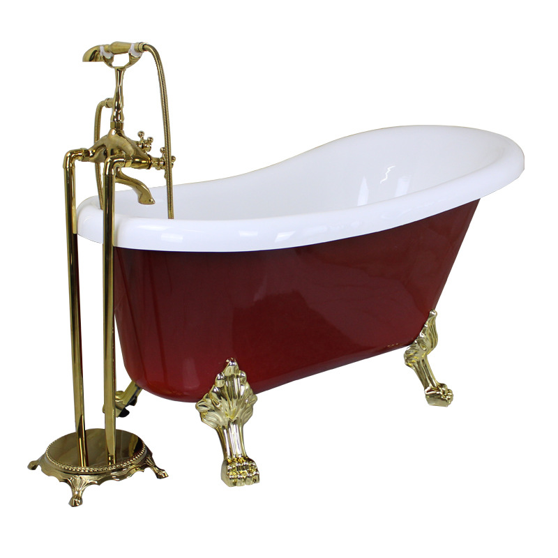 Home Bathroom Spa - Banheira Independente, Acrílica Colorida com Pés