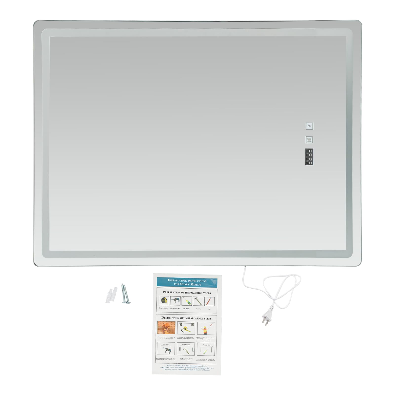 Bathroom Mirror Led - Espelho de Parede LED para Banheiro,
