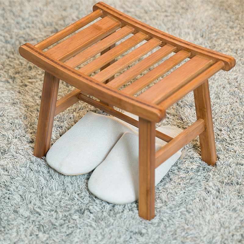 Home Bathroom Spa - Banco de Banho de Bambu Antiderrapante,