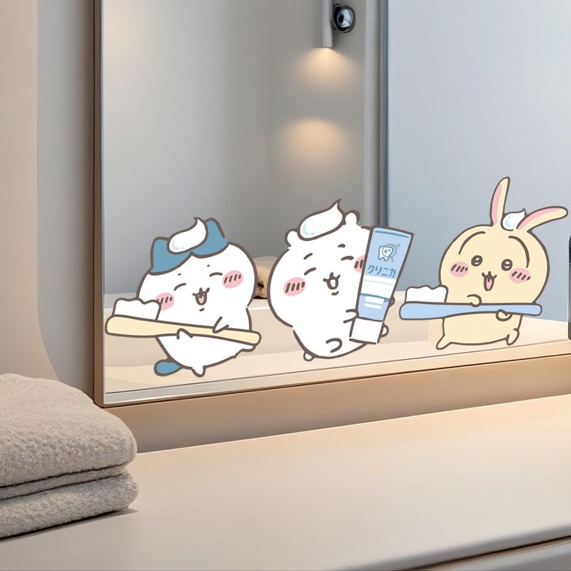Adesivos de Espelho Chiikawa c - Home Edit Bathroom avaliação e preço