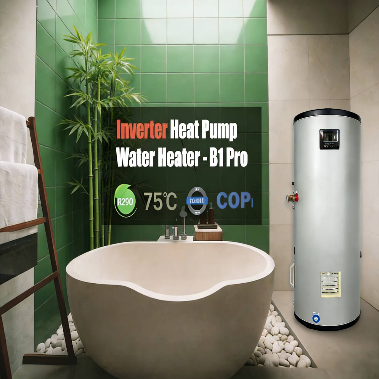 Aquecedor de Água com Bomba de - Home Bathroom Water Heater avaliação e preço