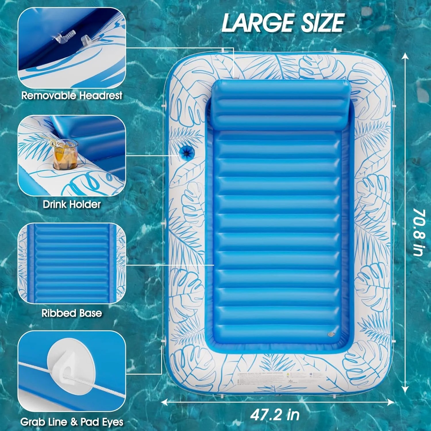 Boia inflável gigante para pis - Bathtub Pillow Inflatable avaliação e preço