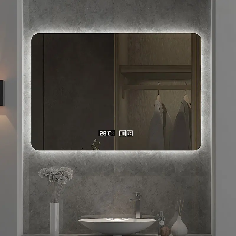Espelho de Banheiro LED Quadra - Bathroom Mirror Led avaliação e preço