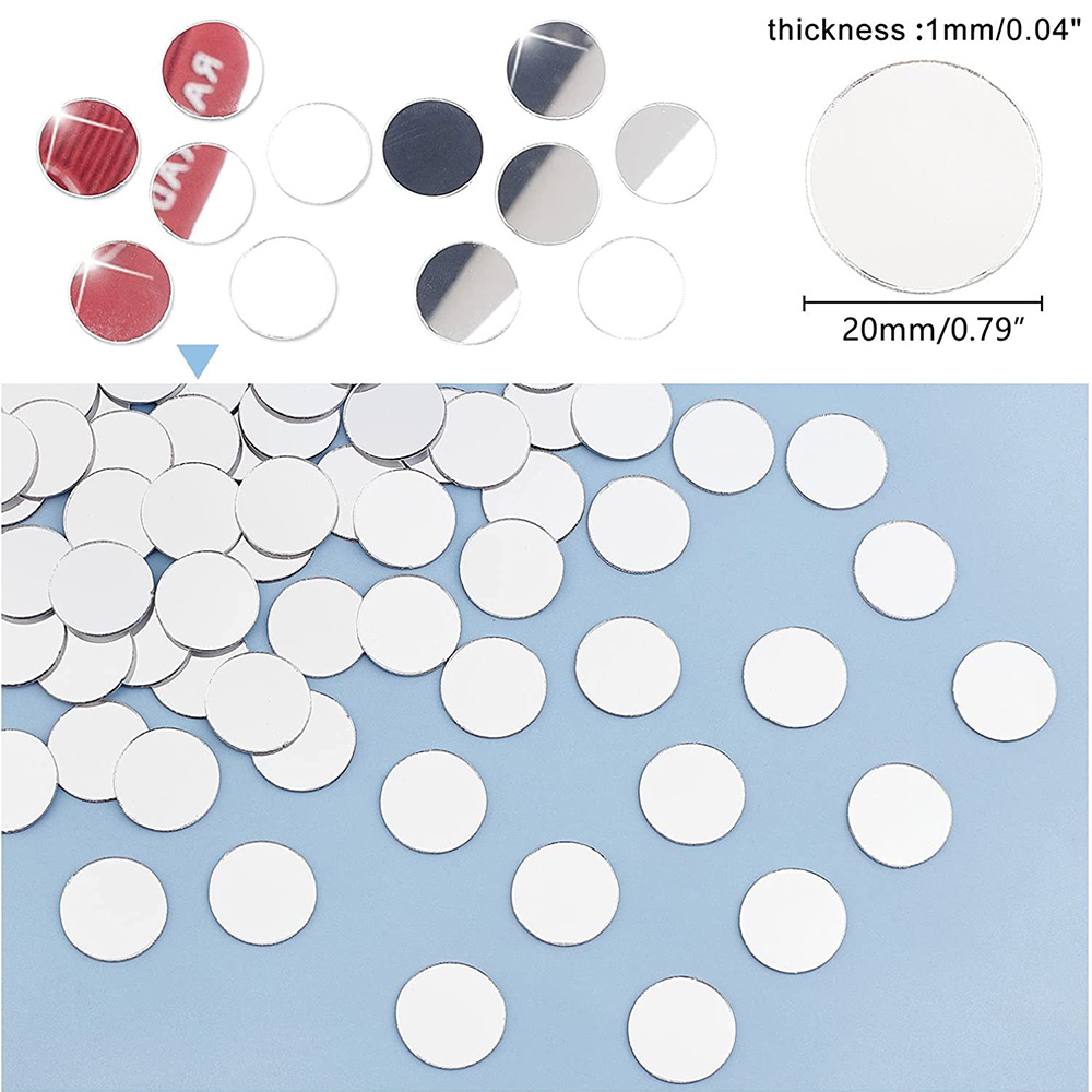 50 pçs redondo mini telhas de  - Home Bathroom Wall Tiles avaliação e preço