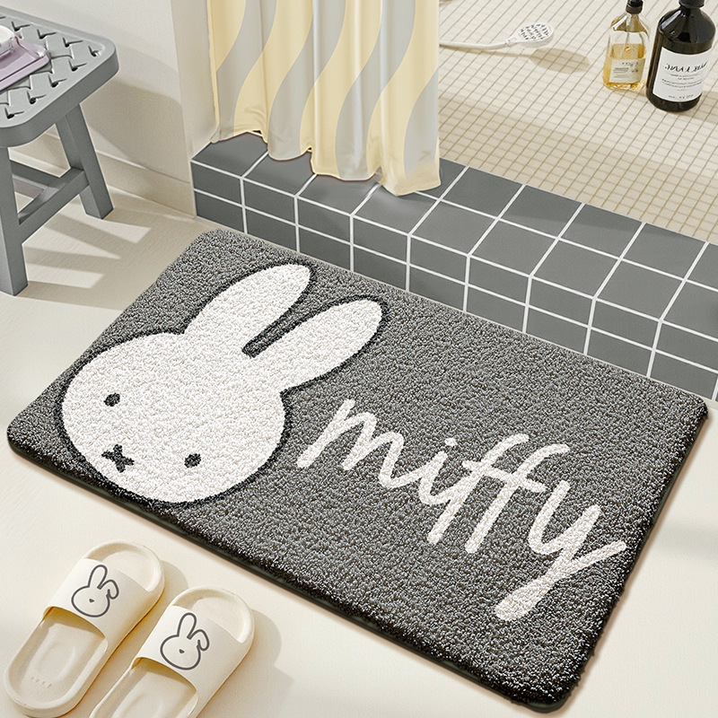 Tapete de Chão Kawaii Miffy, T - Home Edit Bathroom avaliação e preço