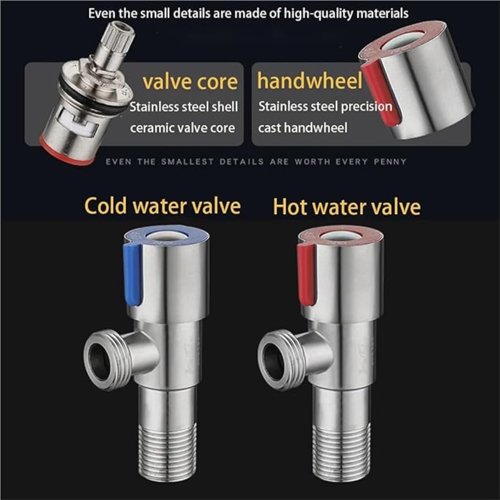 Válvula de entrada quente e fr - Home Bathroom Water Heater avaliação e preço