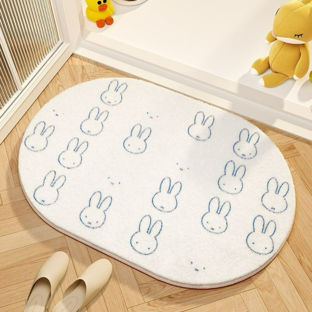 Tapete de Chão Miffy Cartoon,  - Home Edit Bathroom avaliação e preço