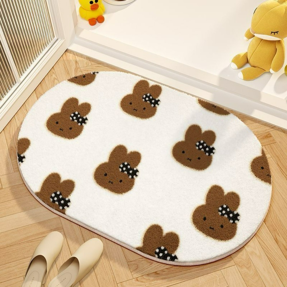 Tapete de Chão Miffy Cartoon,  - Home Edit Bathroom avaliação e preço