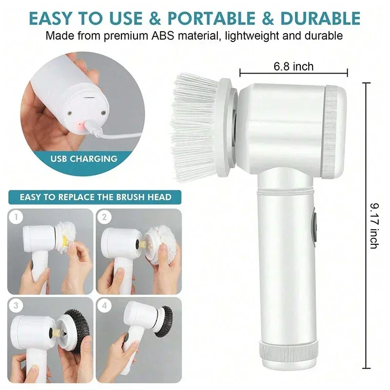 Purificador rotativo elétrico  - Home Bathroom Cleaning Machine avaliação e preço