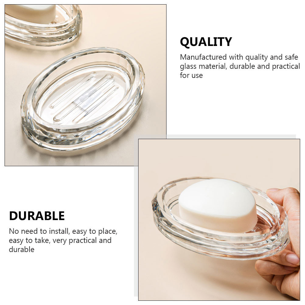 Suporte de vidro transparente  - Home Bathroom Design Simple avaliação e preço