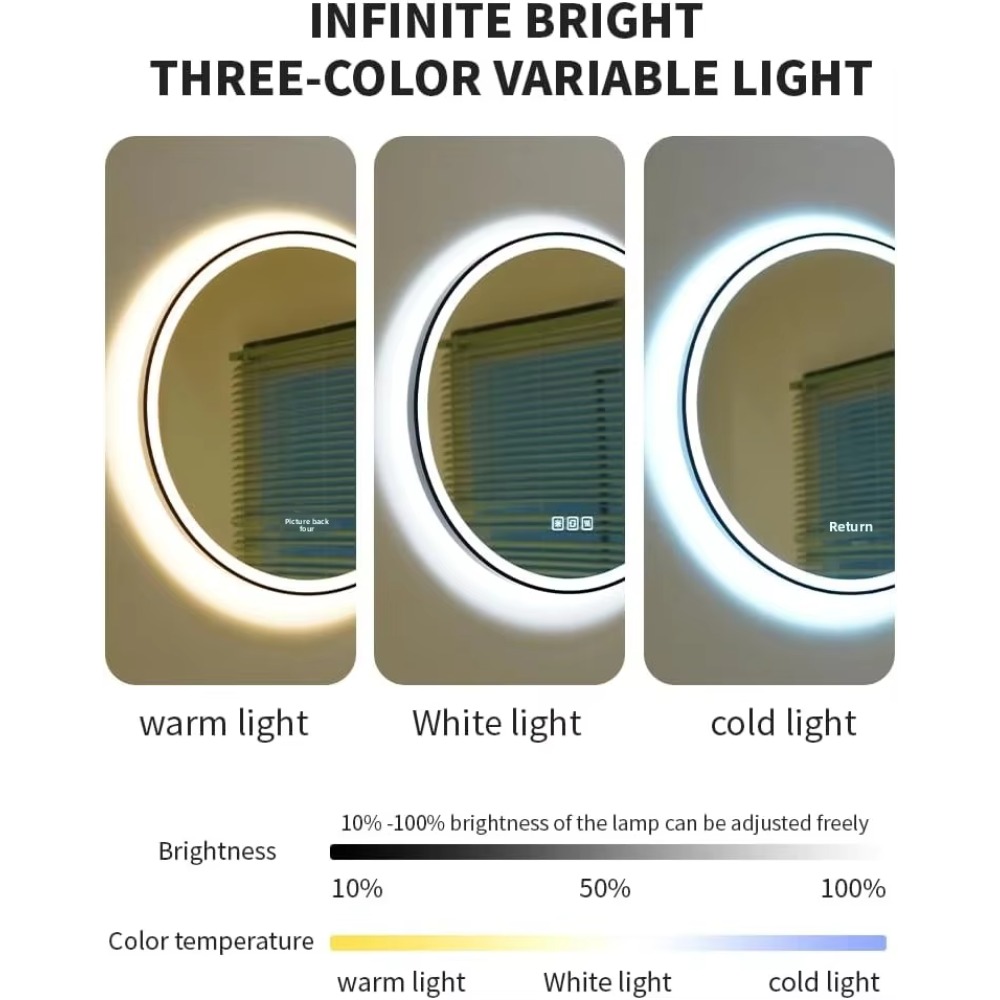 Espelho de Banheiro Inteligent - Bathroom Mirror Led avaliação e preço