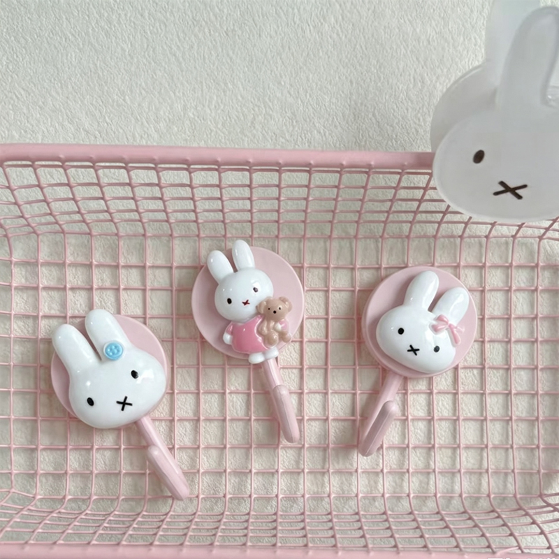 Gancho Adesivo Miffy Fofo Sem  - Home Edit Bathroom Organizer avaliação e preço