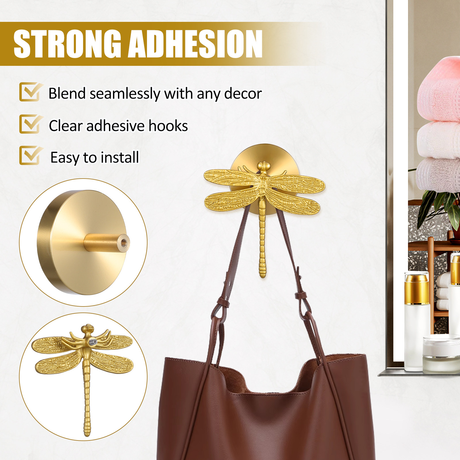 Gancho de Parede para Casacos  - Home Bathroom Design avaliação e preço