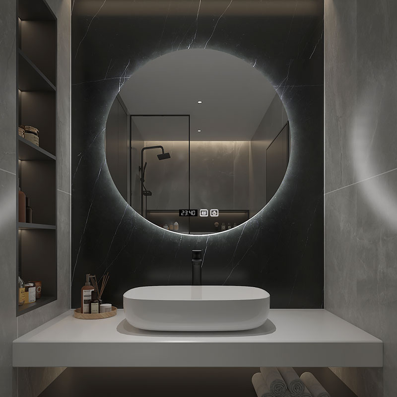 Espelho de Banheiro Redondo de - Bathroom Mirror Led avaliação e preço