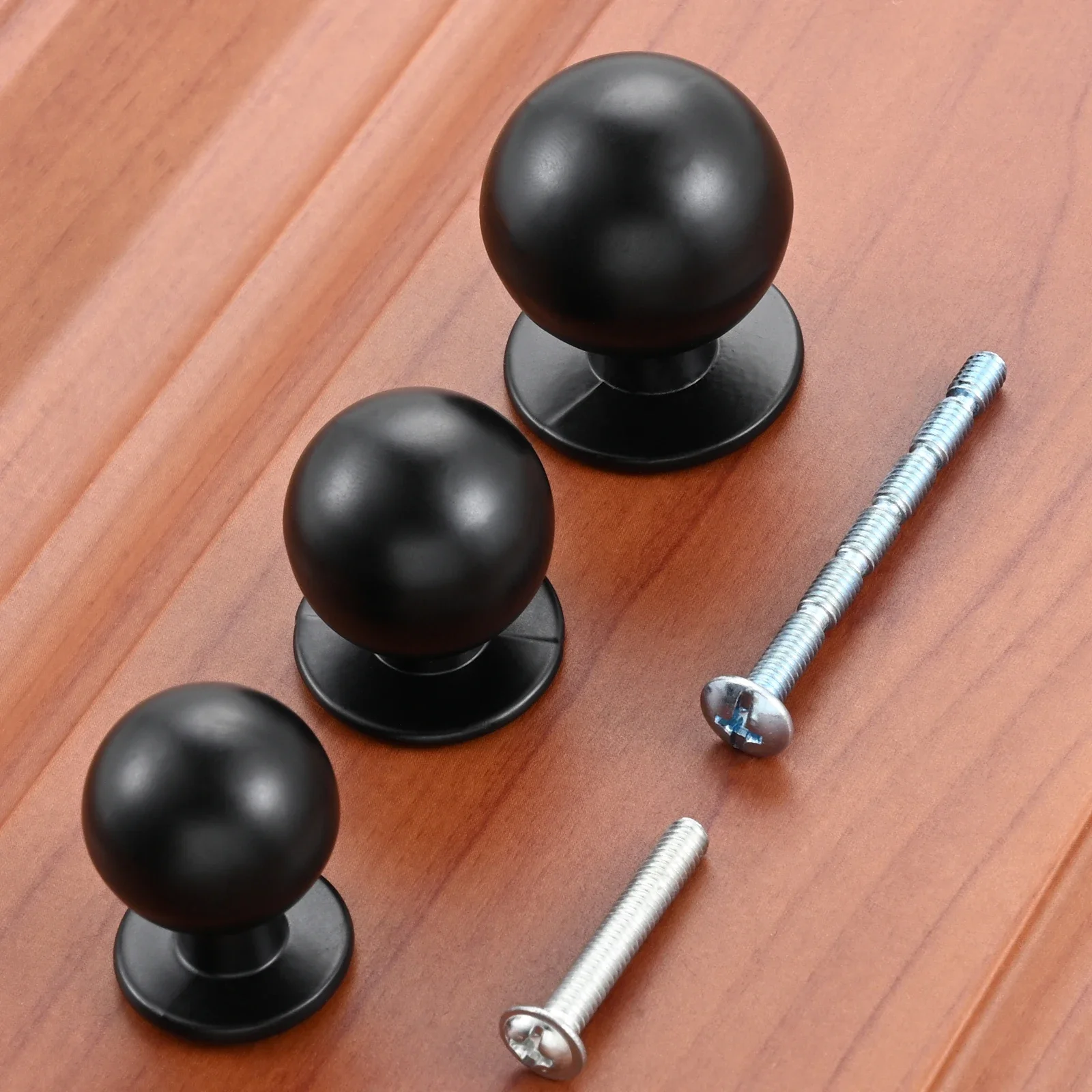 6 pçs preto moderno porta do a - Home Hardware Bathroom Cabinets avaliação e preço