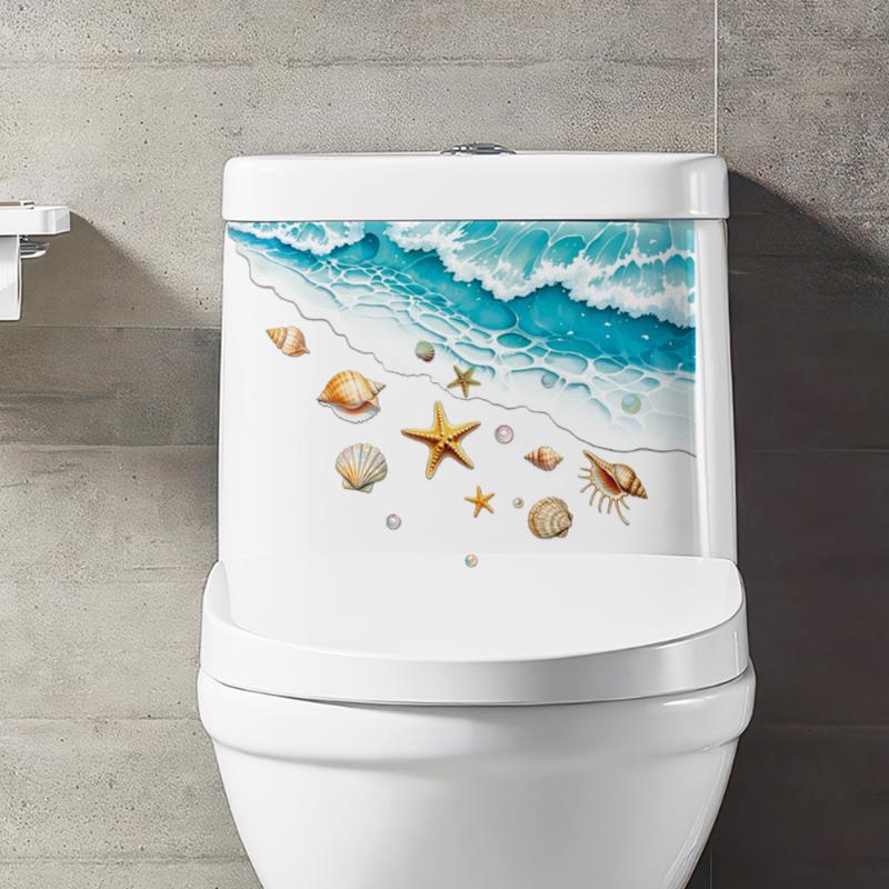 Adesivo para banheiro com tema - Home Bathroom Design avaliação e preço