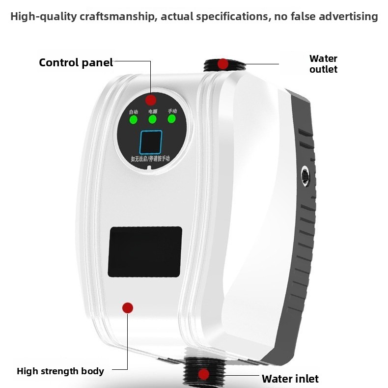 Bomba impulsionadora de pressã - Home Bathroom Water Heater avaliação e preço